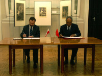 Podpisanie umowy z BN Królestwa Maroka 