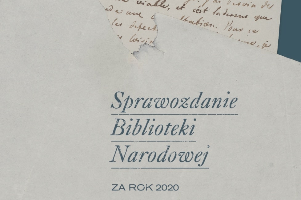 Sprawozdanie Biblioteki Narodowej za rok 2020