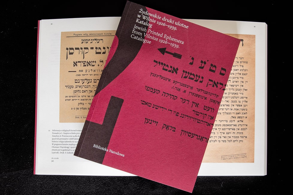 Katalog żydowskich druków ulotnych w Wilnie 1926–1939