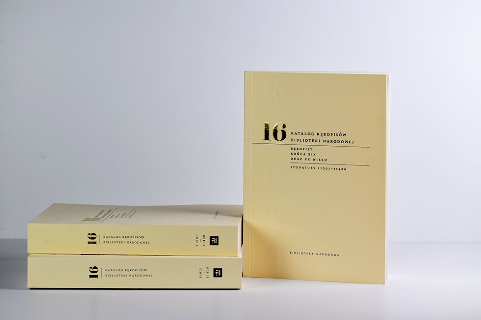 16 tom Katalogu rękopisów Biblioteki Narodowej dostępny w księgarni BN