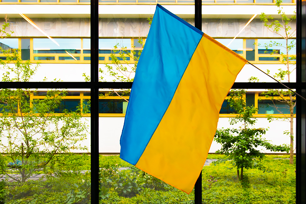 Flaga ukraińska dla BN