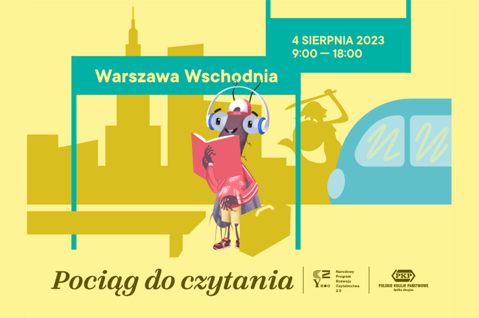 „Pociąg do czytania” – wakacyjna Strefa NPRCz 2.0 na dworcach kolejowych