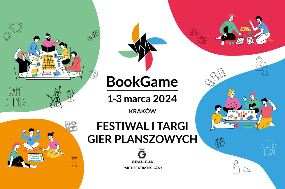 Zapraszamy na Festiwal i Targi Gier Planszowych BookGame w Krakowie!