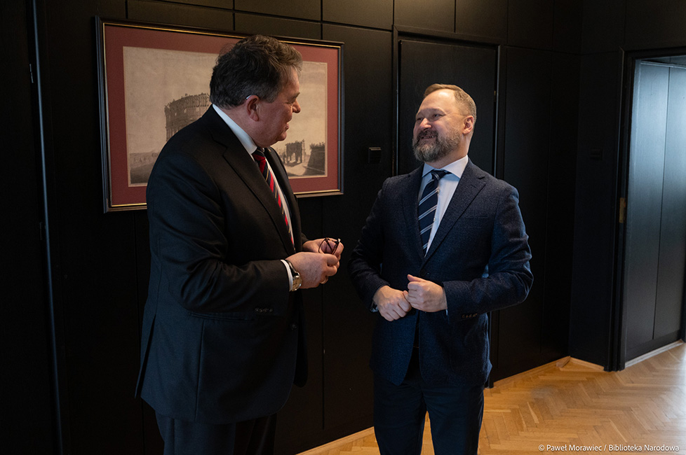 Wizyta Ambasadora Królestwa Norwegii w&nbsp;Bibliotece Narodowej