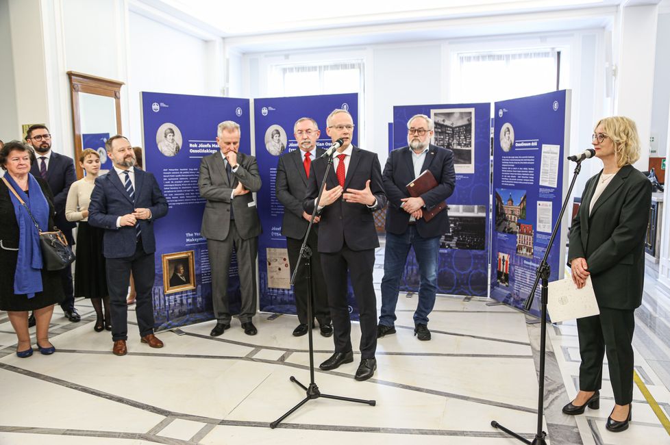 Wernisaż wystawy poświęconej Józefowi Maksymilianowi Ossolińskiemu w&nbsp;Sejmie RP