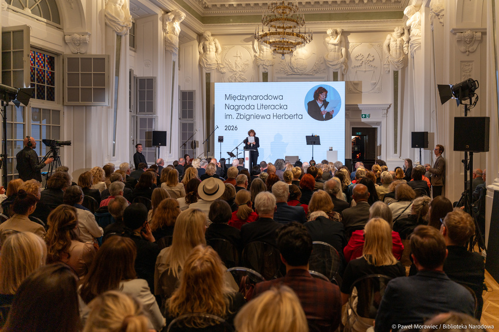 Poezja przeciw zapomnieniu. Gala wręczenia Międzynarodowej Nagrody Literackiej im. Zbigniewa Herberta 2026