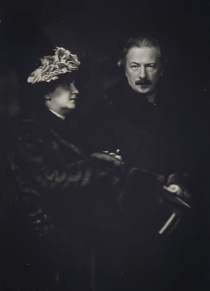 Paderewski z żoną