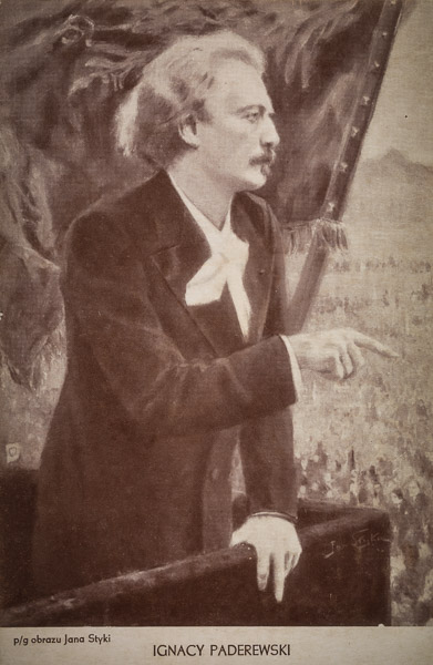 Paderewski na mównicy